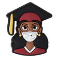 Graduate with a mask 101-44 Shoe Charm