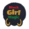 Black girl magic hoops 101-47 Shoe Charm