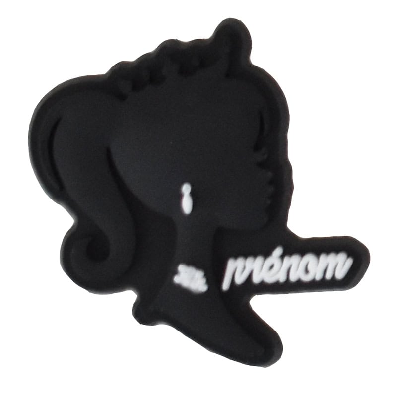 Pony tail silouette 101-49 Shoe Charm