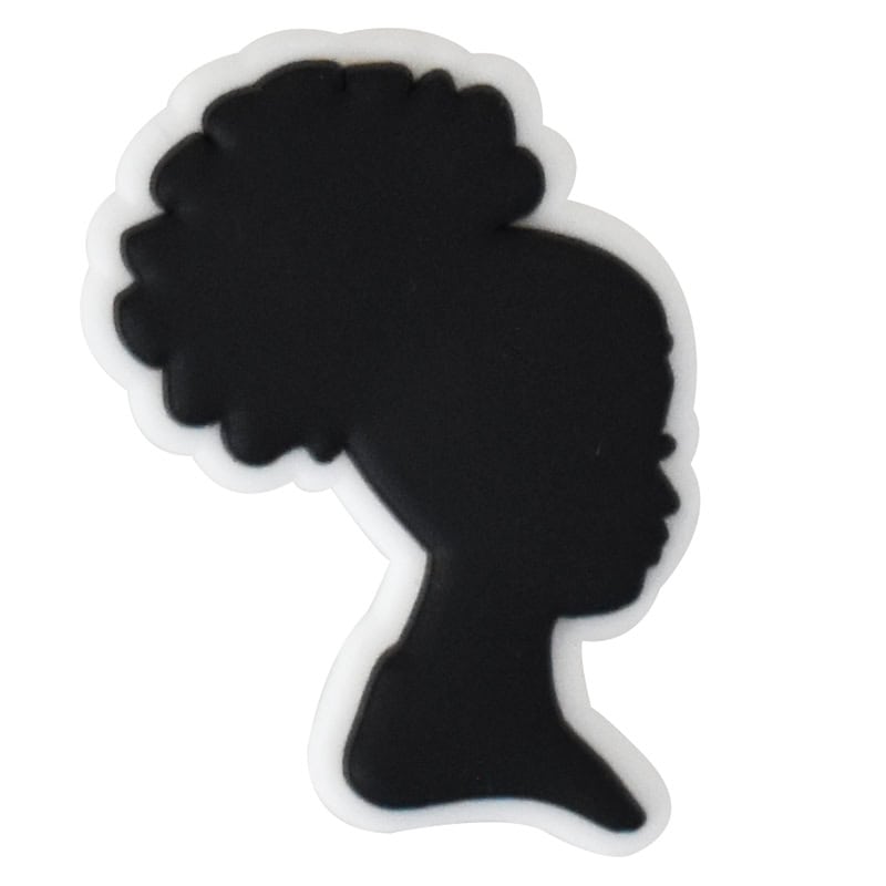Sillouette top hair girl 101-50 Shoe Charm