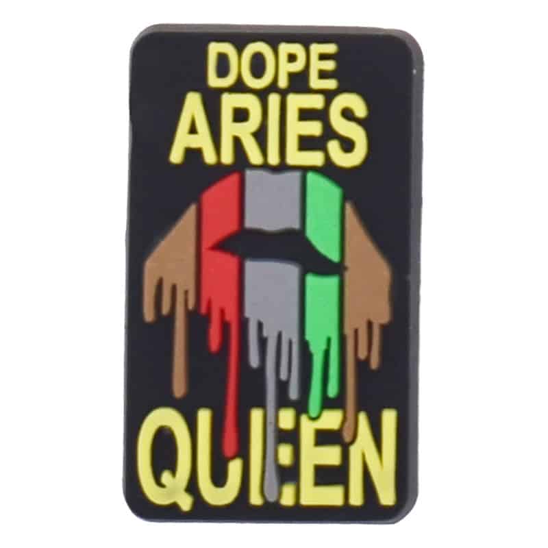 DOPE ARIES QUEEN sign 101-69 Shoe Charm