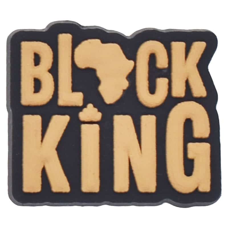 BLACK KING sign 101-80 Shoe Charm