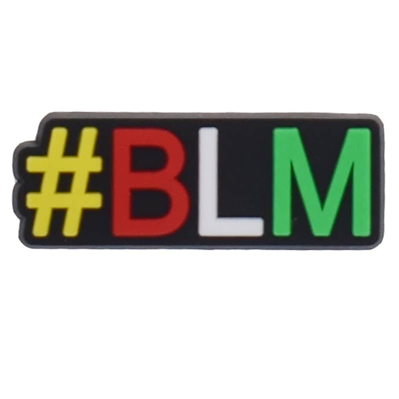 Hash tag BLM sign 101-95 Shoe Charm