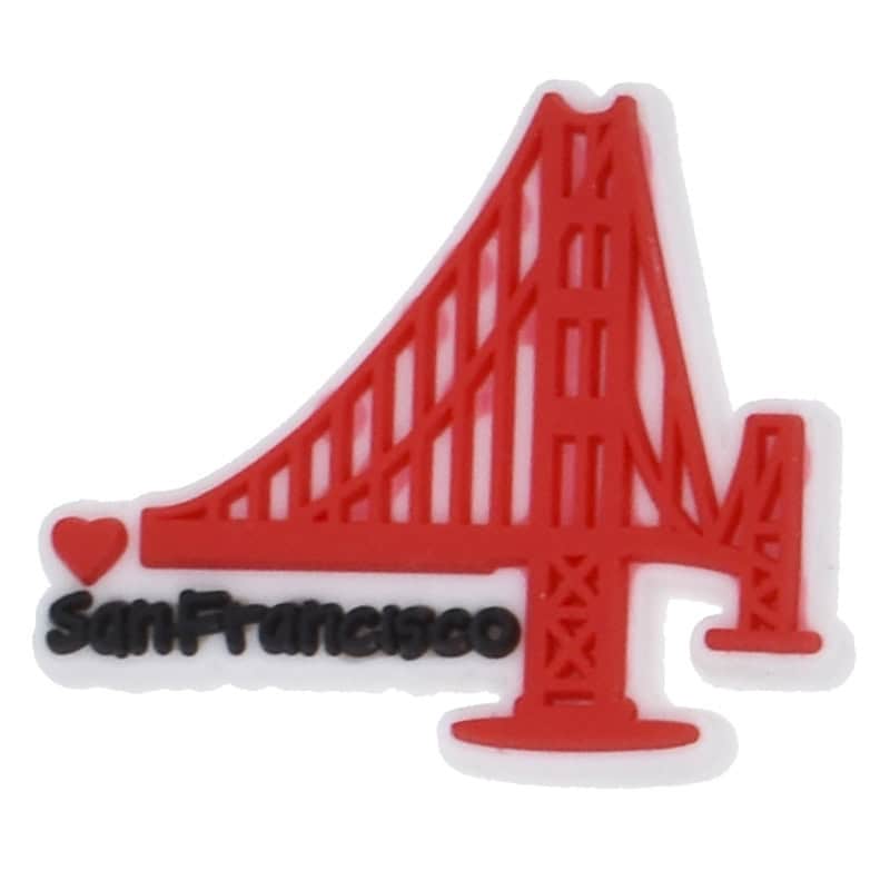 Love SanFrancisco red bridge 102-117 - Shoe Charm