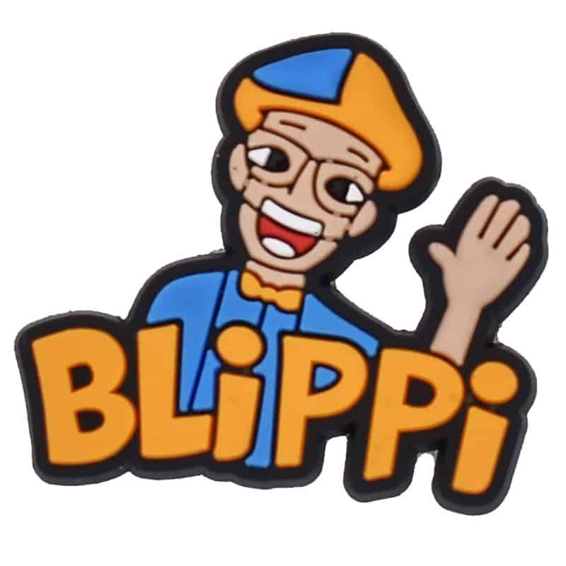 BLIPPI waving sign 102-120 - Shoe Charm