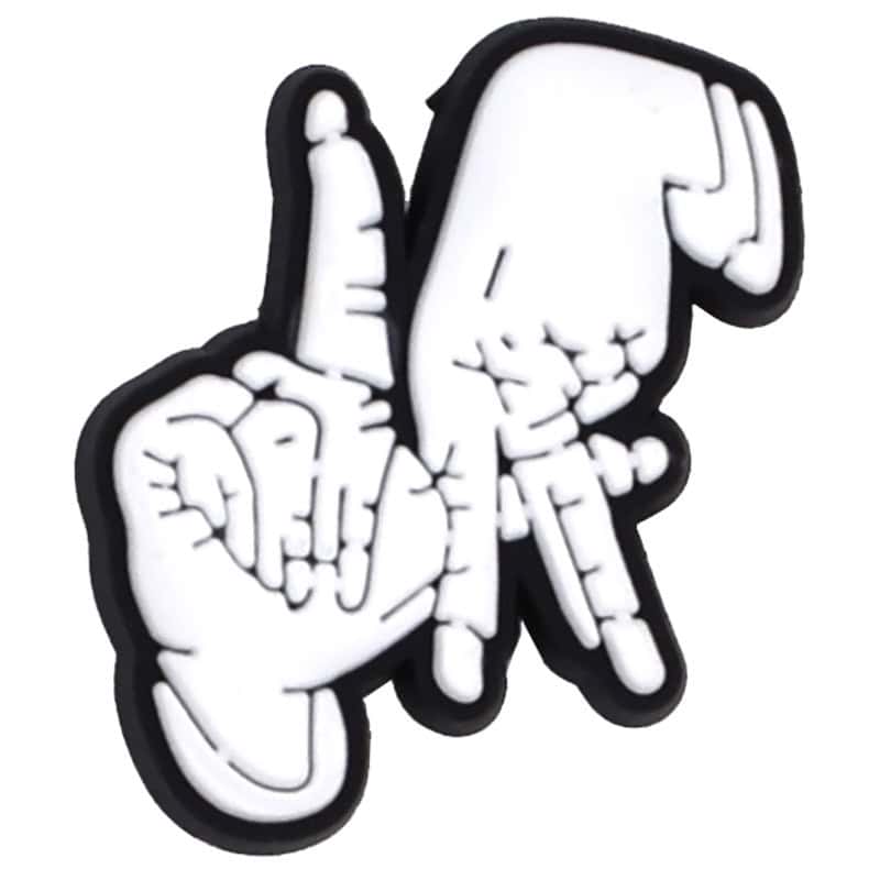 LA hand sign 102-122 - Shoe Charm