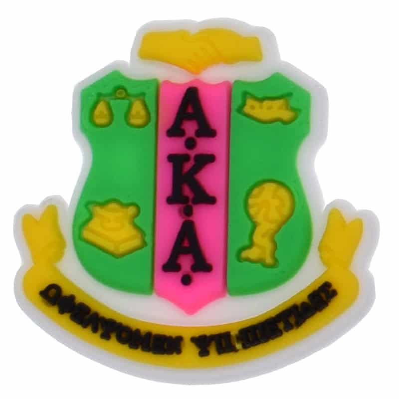 Alpha Kappa Alpha badge 102-127 - Shoe Charm