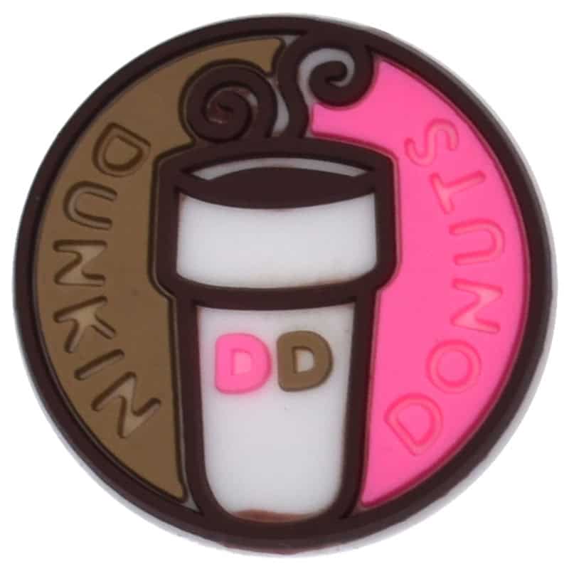 Dunkin Donuts coffee mug badge 102-129 - Shoe Charm