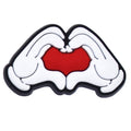 Hand sign love heart 102-26 - Shoe Charm
