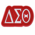 Greek letters in red 102-29 - Shoe Charm