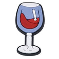 Glass of red wine 102-35 - Shoe Charm