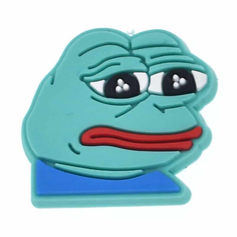 Sad blue frog 102-36 - Shoe Charm