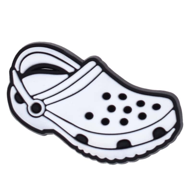 Croc shoe white 102-38 - Shoe Charm