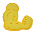 Yellow muscular arm 102-57 - Shoe Charm