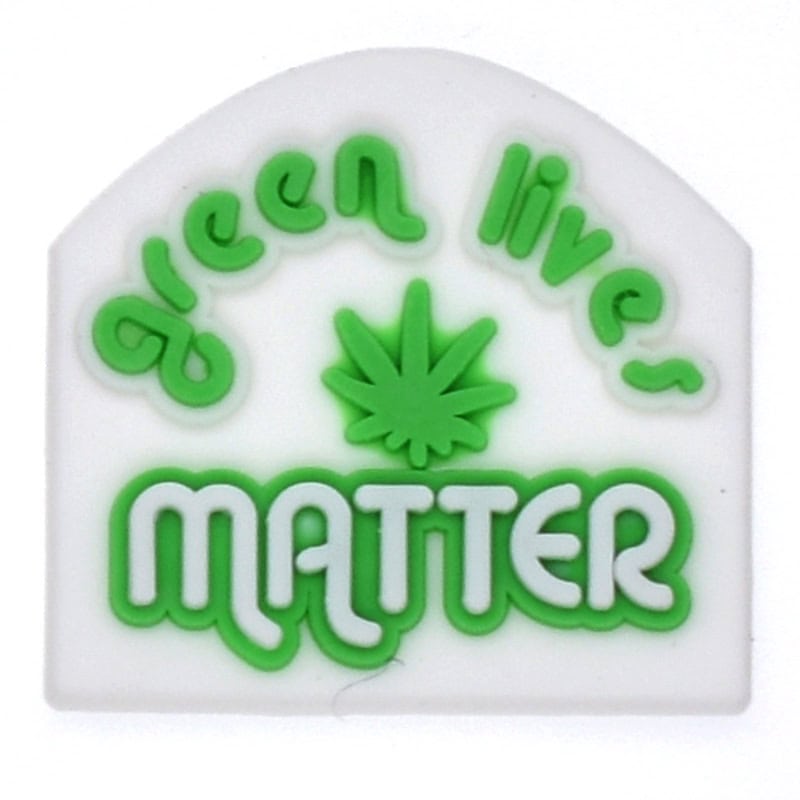 Green Lives Matter sign 102-66 - Shoe Charm