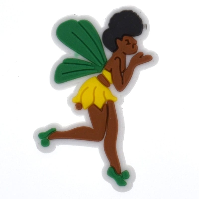 Weed fairy blowing kiss 102-71 - Shoe Charm