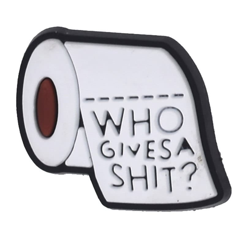 Who Gives A Shit toilet paper 102-75 - Shoe Charm