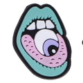 Mouth with eyeball on tongue 102-92 - Shoe Charm