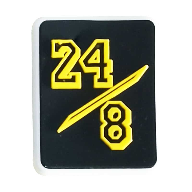 24over8 sign logo Kobe Bryant Basketball player 104-03 Shoe Charm