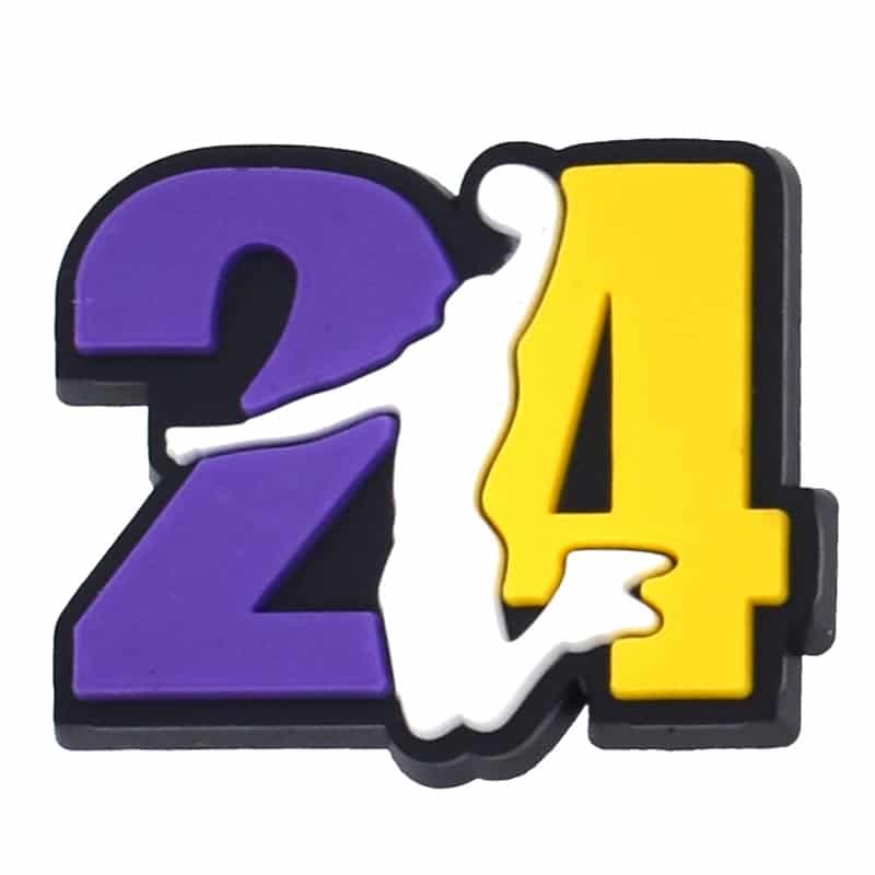 24 slam logo Kobe Bryant Basketball player 104-07 Shoe Charm