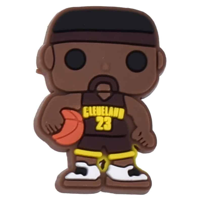 Shoe charm -CLEVELAND 23  Basketball player 104-15