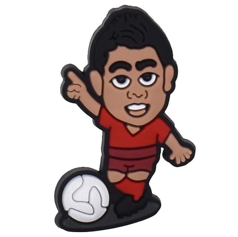 Cartoon football player 104-20 Shoe Charm