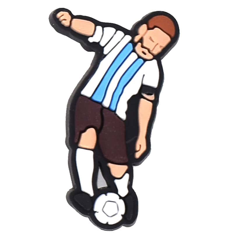 football player in Argentina shirt player 104-21 Shoe Charm