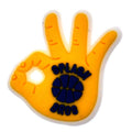 SPLASH BROS hand gesture Basketball player 104-34 Shoe Charm
