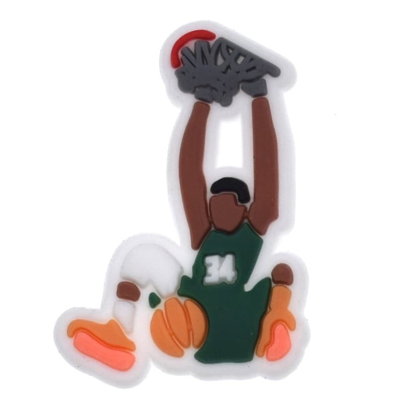 Boston Celtic No. 43Basketball player 104-43 Shoe Charm