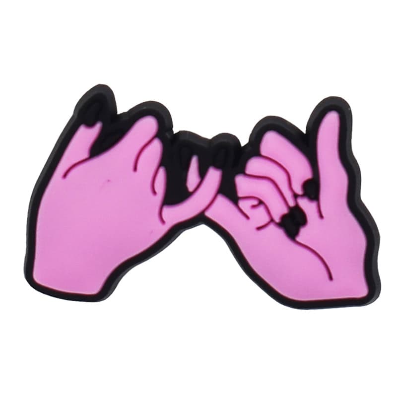 Shoe charms - linked fingers 106-03