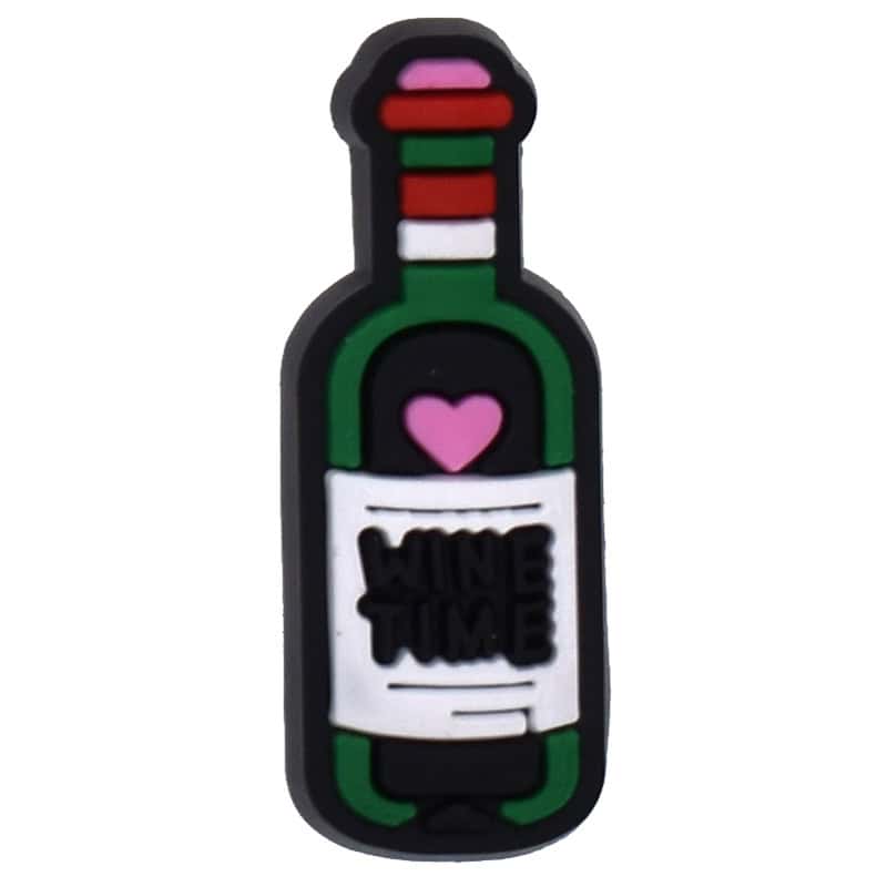 Wine bottle 109-12 Shoe Charm