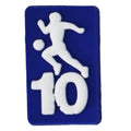 Maradonna 10 sign logo Football 110-01 Shoe Charm