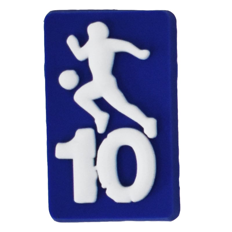 Maradonna 10 sign logo Football 110-01 Shoe Charm