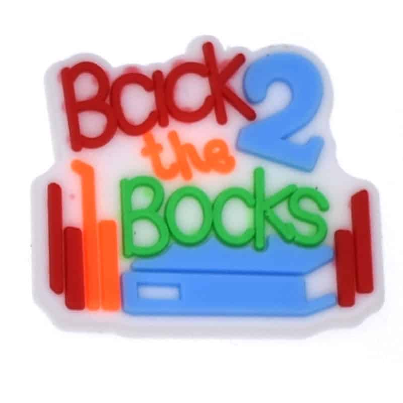 Back 2 the books sign 118-20 Shoe Charm