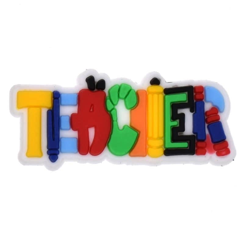 TEACHER sign 118-24 Shoe Charm