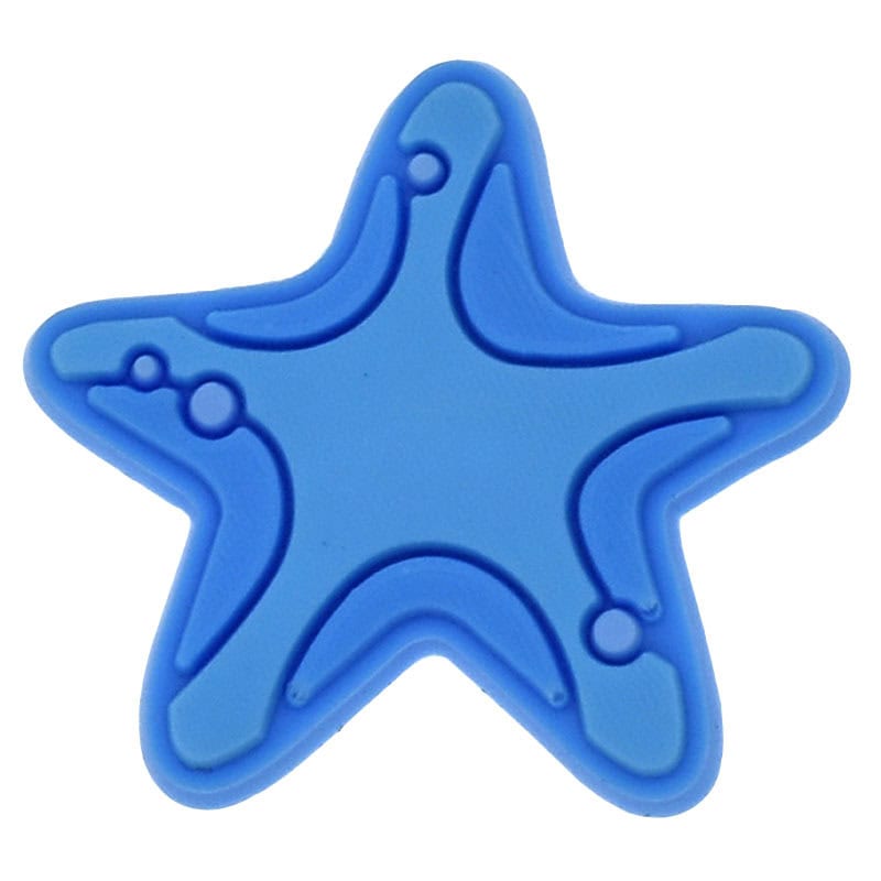 Starfish blue 119-03 Shoe Charm