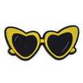 Heart sunglasses yellow119-18 Shoe Charm
