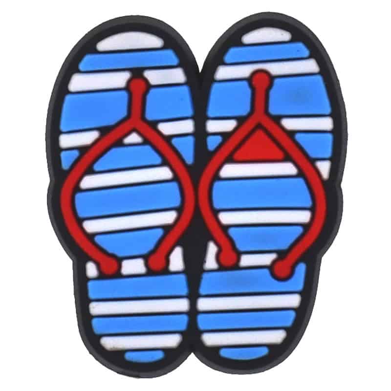 Blue flipflops 119-26 Shoe Charm