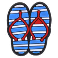 Blue flipflops 119-26 Shoe Charm