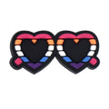 Coloured Heart sunglasses 121-03 Shoe Charm
