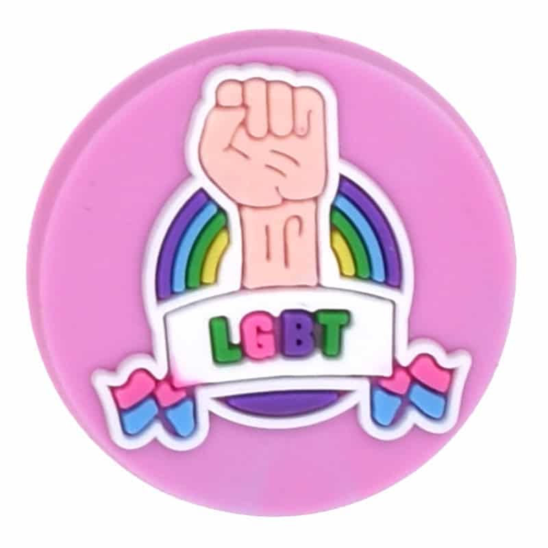 LBGT badge  121- 15 Shoe Charm