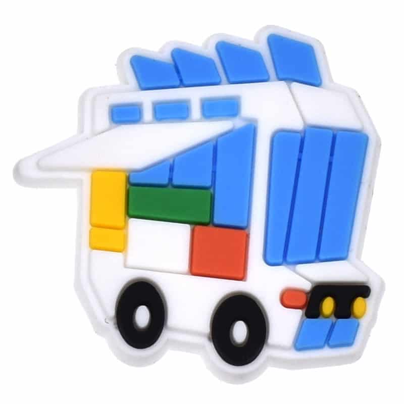 White food truck 122-03 - Shoe Charm