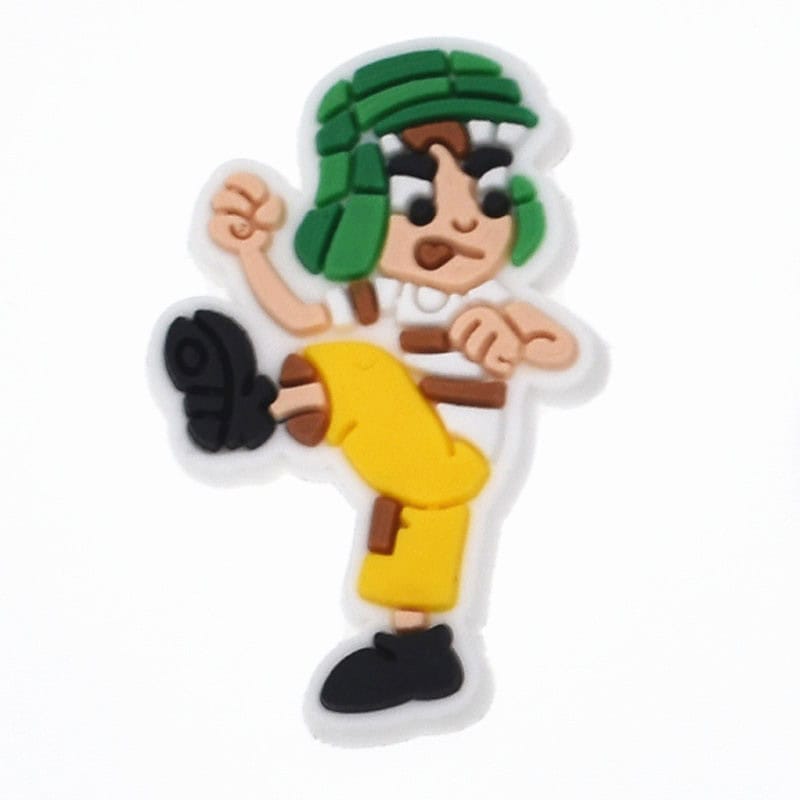 El Chavo Animado Chavo in yellow shorts 122-10 - Shoe Charm
