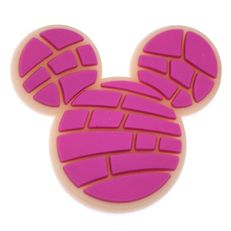 Raspberry Mickey CONCHA sweetbread 122-104 - Shoe Charm