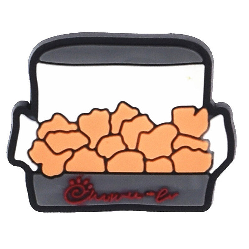 Chick Fil A open nugget box 122-25 - Shoe Charm