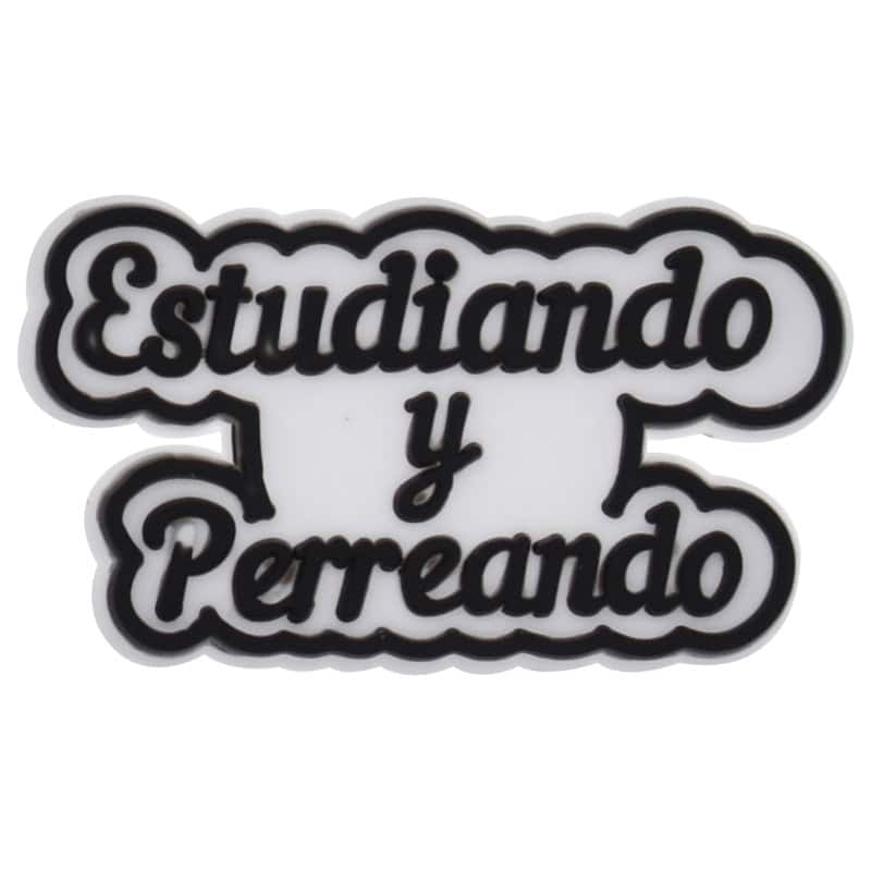 Estudiando Y Perreando sign in cloud 122-31 - Shoe Charm