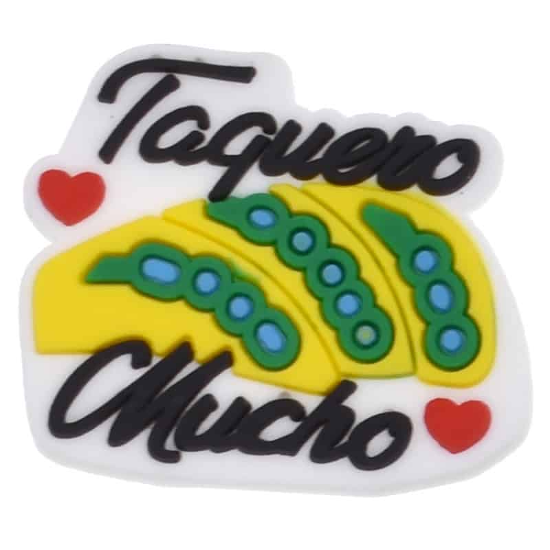 Taquero Mucho love tacos 122-32 - Shoe Charm