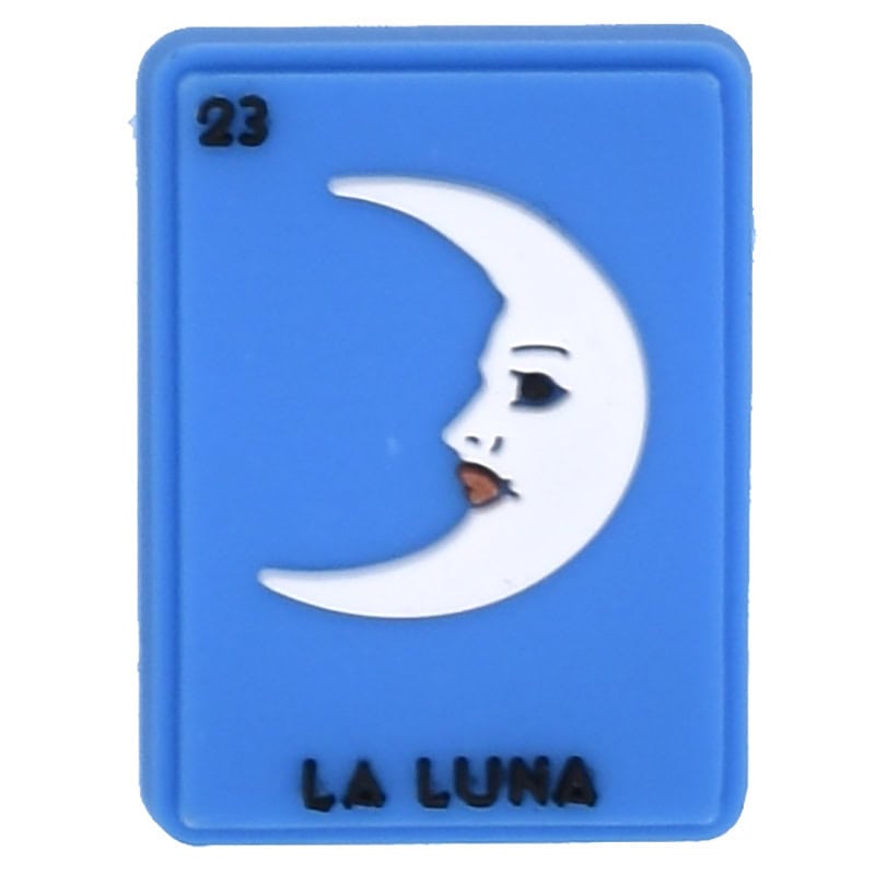Loteria Mexican Bingo 23 La Luna The Moon 122-39 - Shoe Charm