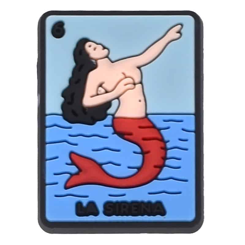 Loteria Mexican Bingo 6 La Sirena The Mermaid 122-40 - Shoe Charm