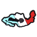 Mexico map flag 122-43 - Shoe Charm